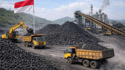 Ilustrasi tambang batubara.