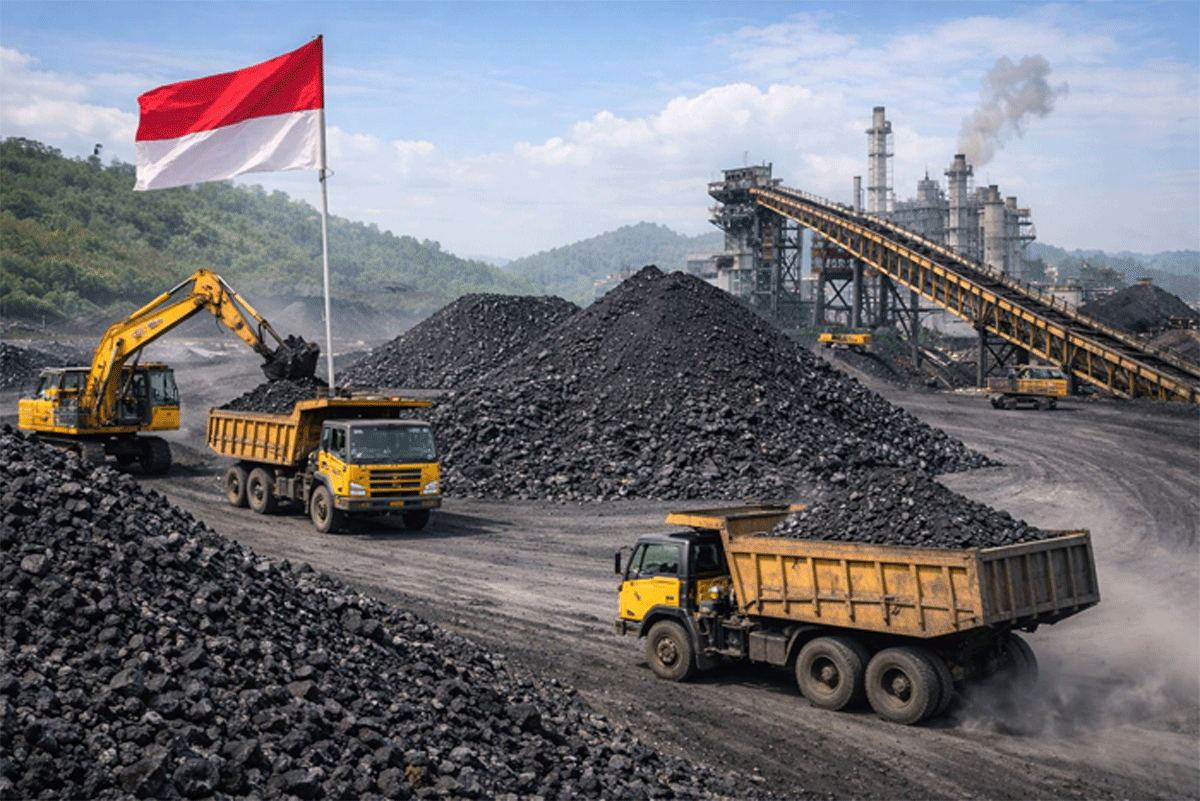 Ilustrasi tambang batubara.