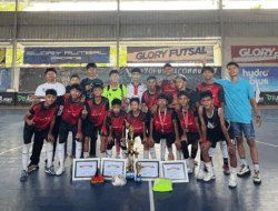 Turnamen Futsal di Padang, JMG Junior Juara Fafage Champion League U-14 Usai Kalahkan Excellent 3-0