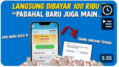 Game penghasil Saldo DANA tanpa deposit (YouTube Bro Gaptek)
