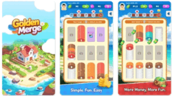 Game Golden Merge yang menghasilkan uang dan saldo DANA.