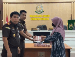 Kejari Serdang Bedagai Terima Pengembalian Kerugian Negara Rp450 Juta dari Kasus Kredit Macet