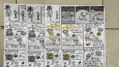 Barang bukti yang diamankan polisi.