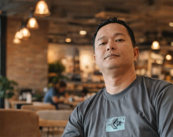 Ketua Karang Taruna Kecamatan Tembilahan Hulu, Yopi Agustriansyah.