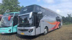 Salah satu armada bus Miyor