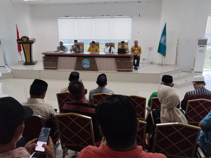 Rapat penetapan besaran zakat fitrah di Buteng