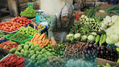 Pedagang sayuran di Padang Panjang. (Kominfo)