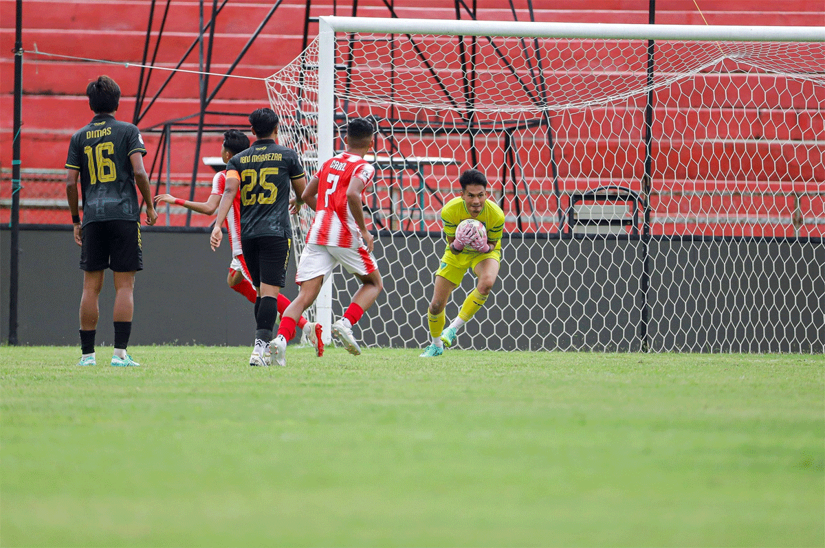 Pertandingan Liga 4 Sumbar. (Kominfo)