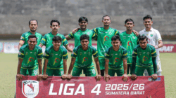 Pemain PSPP di Liga 4 Sumbar. (kominfo)