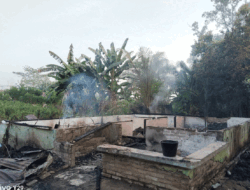 Kejadian di Serdang Bedagai, Pemilik Sedang Berada di Rumah Sakit, Rumah Diduga Dibakar OTK