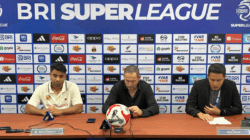 Jumpa pers tim Semen Padang FC.