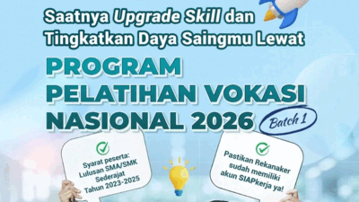 Pelatihan vokasi nasional.