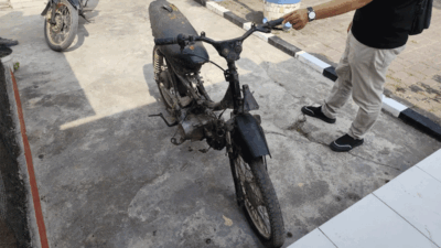 Salah satu barang bukti yang diamankan polisi.