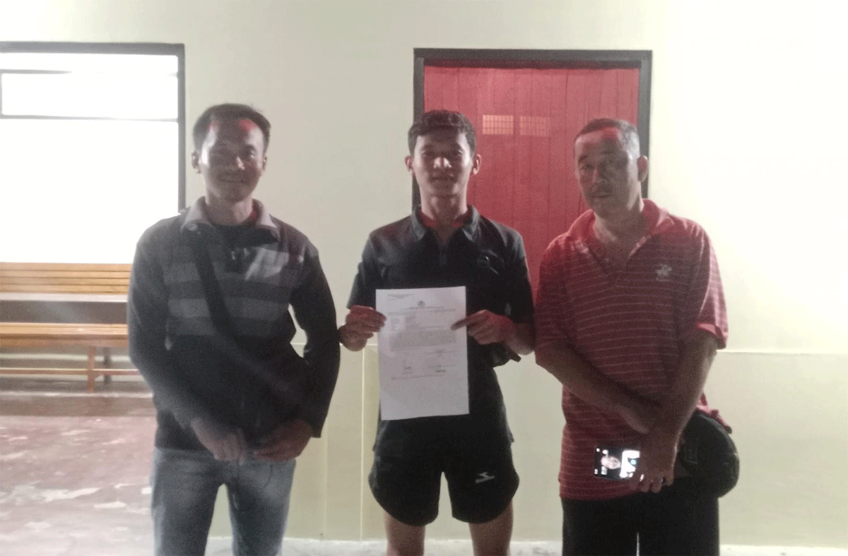 Bukti pelaporan di Polres Nias