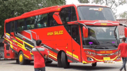 Bus Anak Salido saat mudik lebaran 2024