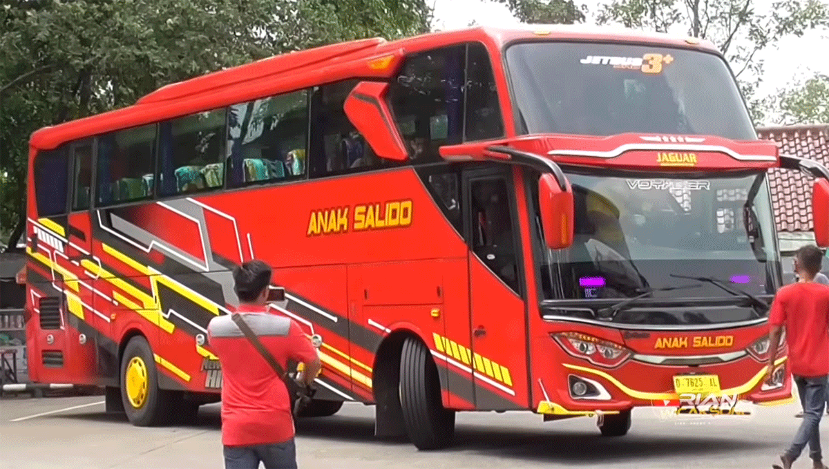 Bus Anak Salido saat mudik lebaran 2024