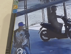 Curanmor Terekam CCTV di Depan GraPARI Sei Rampah, Honda Scoopy Baru Sebulan Dibeli Raib