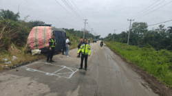 Polisi lakukan olah TKP