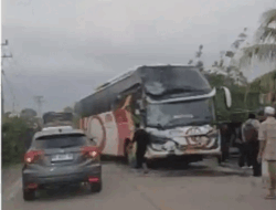 NPM dan Miyor Kecelakaan di Batanghari, Tak Ada Korban Jiwa, Diselesaikan Secara Kekeluargaan