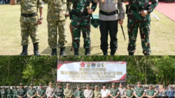 Foto bersama usai penutupan TMMD di Kuansing.