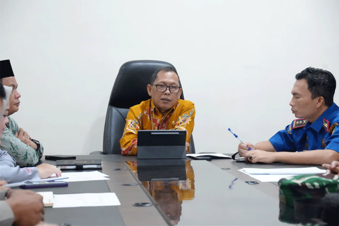 Rapat Pemkab Kuansing dalam menyambut Idul Fitri.