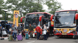 Bus pulang basamo diberangkatkan dari Jakarta.