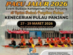 Festival Pacu Jalur di Pulau Panjang Digelar 27–29 Maret 2026, Hadiahnya Rp30 Juta