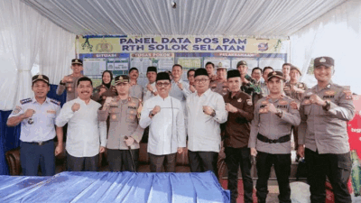 Tinjau Pos Pengamanan Lebaran, Ini Harapan Bupati Solok Selatan