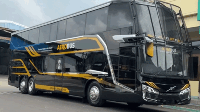 Bus baru Aerobus untuk rute Pekanbaru-Jakarta.