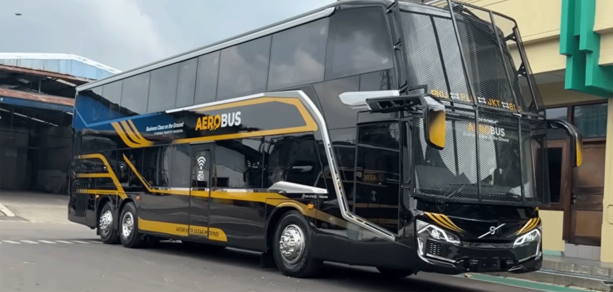 Bus baru Aerobus untuk rute Pekanbaru-Jakarta.