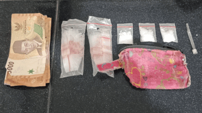 Barang bukti yang diamankan polisi.