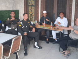 Tingkatkan Sinergi, Dansub Denpom 1/5-1 Belawan Ngopi Bareng Kapolsek dan Tokoh Masyarakat