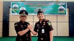 Foto bersama usai upacara serah terima jabatan