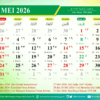Asyik Kalender Mei 2026 Merah Merona, Tanggal Merah Berderet-deret, Banyak Long Weekend