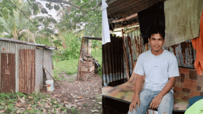 Irvan Gea dan kediamannya yang layak masuk program BSPS dari pemerintah pusat.