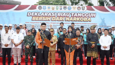 Pembacaan deklarasi antinarkoba