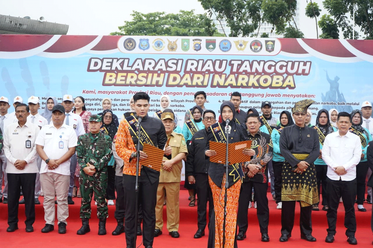 Pembacaan deklarasi antinarkoba