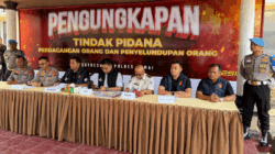 Jumpa pers di Polres Dumai