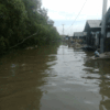 Pasang Rob Genangi Jalan di Bagan Kuala, Pantai Merdeka Kampung Kito Aman Dikunjungi