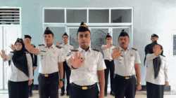 Pengucapan ikrar di Rutan Muara Labuh.