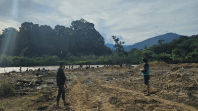 Ilustrasi tambang emas