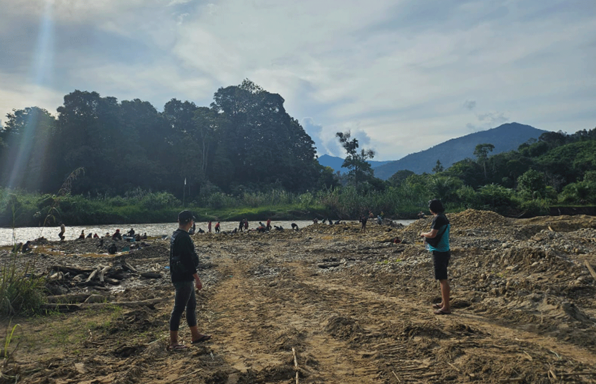 Ilustrasi tambang emas