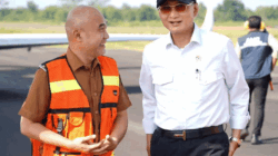 Bupati Bungo Dedy Putra bersama Menteri Pekerjaan Umum, Dody Hanggodo