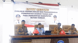 Plt. Kepala Bappeda Kabupaten Buteng, mendampingi Tim BPKP Perwakilan Sultra untuk melakukan EVRAN pada OPD lingkup Pemkab Buteng