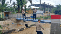 Jembatan yang dibangun Polda Riau
