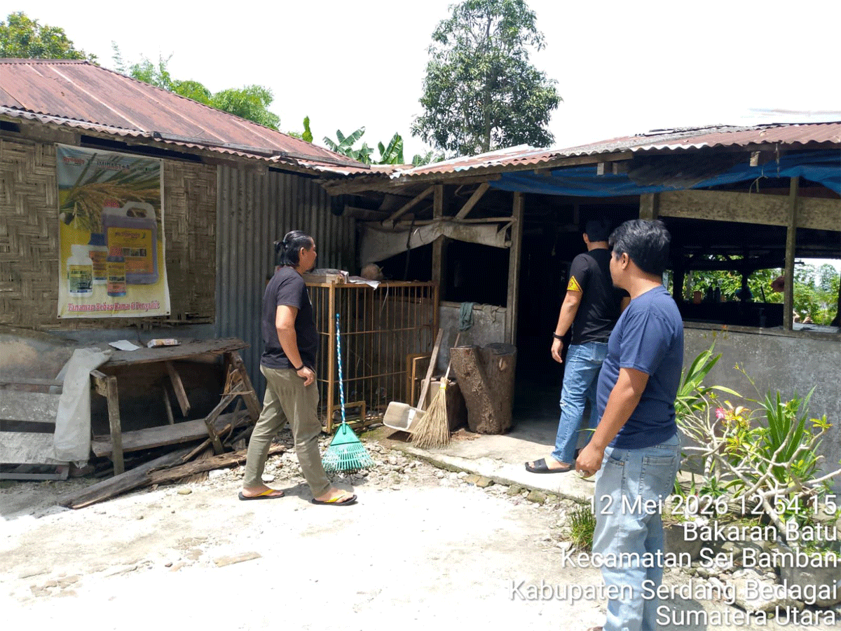 Polisi datangi tempat yang diduga jadi lokasi perjudian