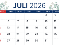 Ini Kalender Juli 2026, Musim Liburan Sekolah pun Tiba