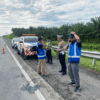 Polres Sergai Olah TKP Lakalantas Maut di Tol JKMT, 4 Warga Tewas, 19 Luka-luka