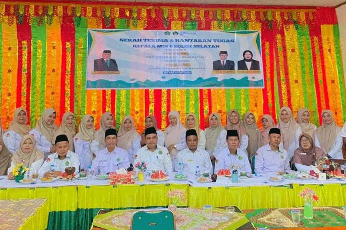 Pisah sambut Kepala MTsN 2 Solok Selatan
