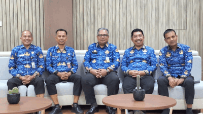 Sekretaris Daerah Kabupaten Solok Selatan, Syamsurizaldi bersama pejabat senior pemkab